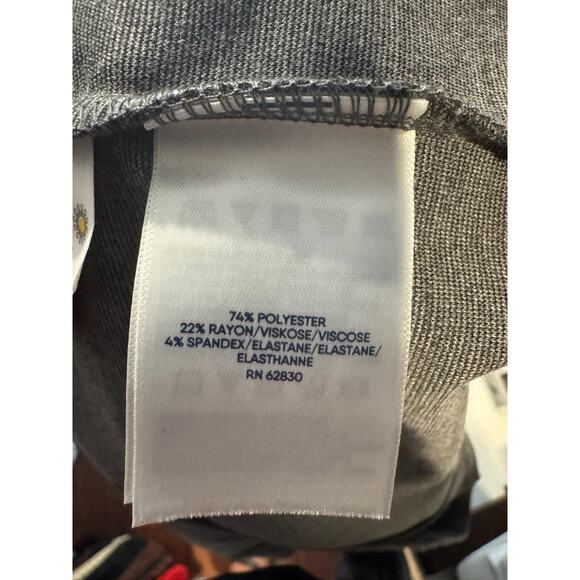 LANDS END Dress 12 Sheath Cap Sleeve Ponte Career Office Workwear Gray - Picture 6 of 6